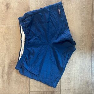 Patagonia Navy Baggies Women’s shorts, 5 inch.
